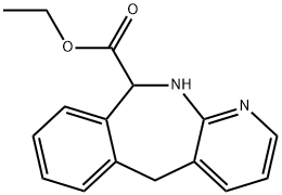 10,11-Dihydro-5H-pyrido[2,3-c][2]benzazepine-10-carboxylic Acid Ethyl Ester Struktur