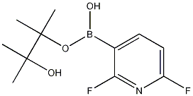 2,6-DIFLUOROPYRIDINE-3-BORONIC ACID, PINACOL ESTER Struktur