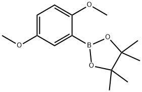 2,5-二甲氧基苯硼酸頻哪醇酯 結(jié)構(gòu)式