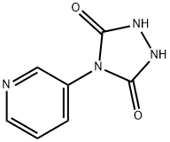 4-(3-Pyridyl)-1,2,4-triazolodone-3,5-dione Struktur