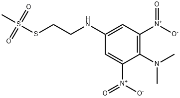 N-(4-Dimethylamino-3,5-dinitrophenyl)ethylamino Methanethiosulfonate Struktur