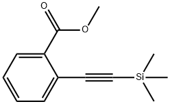 methyl 2-((trimethylsilyl)ethynyl)benzoate Struktur