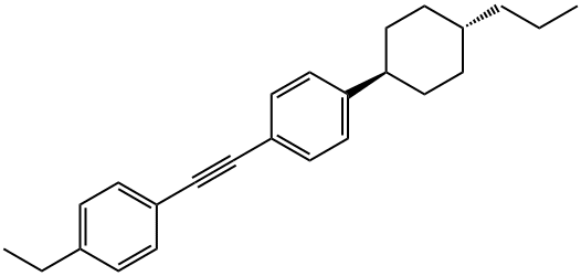 1-[(4-Ethylphenyl)ethynyl]-4-(trans-4-propylcyclohexyl)benzene Struktur