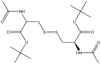 N,N'-Diacetyl-L-cystine Bis(tert-Butyl) Diester Struktur