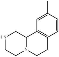 10-METHYL-2,3,4,6,7,11B-HEXAHYDRO-1H-PYRAZINO[2,1-A]ISOQUINOLINE Struktur