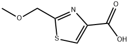 2-(METHOXYMETHYL)-1,3-THIAZOLE-4-CARBOXYLIC ACID Struktur