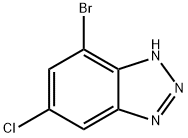 4-Bromo-6-chloro-2H-benzo[d][1,2,3]triazole Struktur