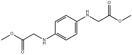 N,N'-1,4-Phenylenebis-glycine Dimethyl Ester Struktur