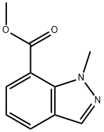 Methyl 1-methylindazole-7-carboxylate Struktur