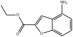 4-Amino-benzofuran-2-carboxylic acid ethyl ester Struktur