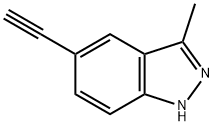 5-Ethynyl-3-methyl-1H-indazole Struktur