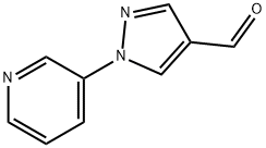 1-(3-pyridinyl)- 1H-pyrazole-4-carbaldehyde Struktur