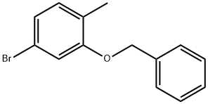 1-BENZYLOXY-5-BROMO-2-METHYLBENZENE Struktur