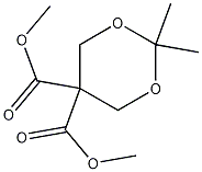 2,2-Dimethyl-1,3-dioxane-5,5-dicarboxylic Acid Dimethyl Ester Struktur