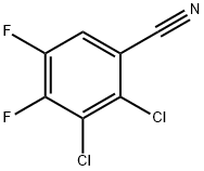 2-Chloro-4,6-difluoro-3-methylbenzonitrile Struktur