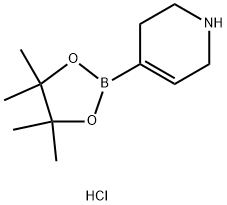 1,2,3,6-Tetrahydro-4-(4,4,5,5-tetramethyl-1,3,2-
dioxaborolan-2-yl)pyridine hydrochloride Struktur