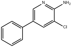 2-Amino-3-chloro-5-phenylpyridine Struktur