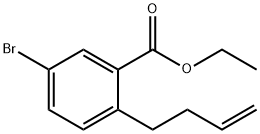 ethyl 5-bromo-2-(but-3-enyl)benzoate Struktur