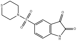 5-Thiomorpholinosulfonyl Isatin Struktur