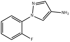 1-(2-fluorophenyl)-1H-pyrazol-4-amine Struktur