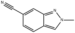 6-Cyano-2-methylindazole Struktur