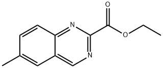 Ethyl-6-methyl-2-quinazolinecarboxylate Struktur