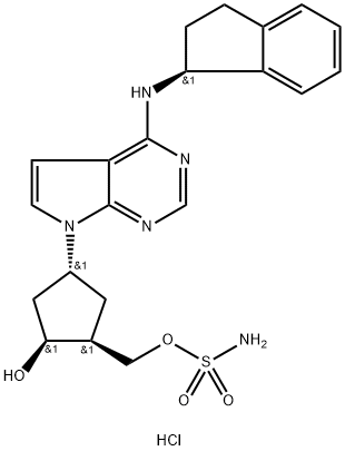 ペボネジスタット塩酸塩 化學(xué)構(gòu)造式