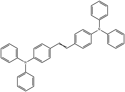 4,4'-(1,2-Ethenediyl)bis[N,N-diphenylbenzenamine] Struktur