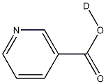 Nicotinic Acid-d1 Struktur