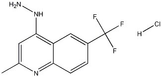 4-HYDRAZINO-2-METHYL-6-TRIFLUOROMETHYLQUINOLINE HYDROCHLORIDE, 1171879-07-4, 結(jié)構(gòu)式