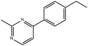 4-(4-ethylphenyl)-2-methylpyrimidine Struktur