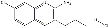 2-Amino-7-chloro-3-propylquinoline hydrochloride Struktur