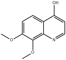 7,8-dimethoxyquinolin-4-ol Struktur