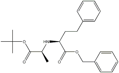 N-[1-(S)-Benzyloxycarbonyl-3-phenylpropyl]-L-alanine tert-Butyl Ester Struktur