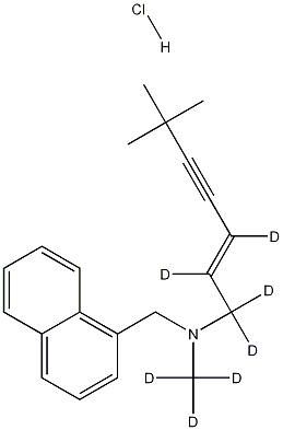 Terbinafine-d7 Hydrochloride Struktur