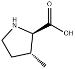 (2R,3R)-3-Methylpyrrolidine-2-carboxylic acid Struktur