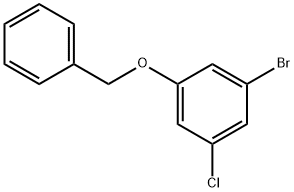 1-(Benzyloxy)-3-bromo-5-chlorobenzene Struktur