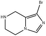 1-ブロモ-5,6,7,8-テトラヒドロイミダゾ[1,5-A]ピラジン 化學(xué)構(gòu)造式