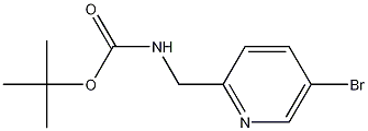 (5-Bromopyridin-2-ylmethyl)carbamic acid tert-butyl ester Struktur