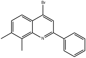 4-Bromo-7,8-dimethyl-2-phenylquinoline Struktur