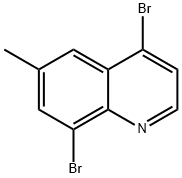 4,8-Dibromo-6-methylquinoline Struktur