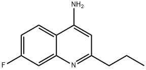 4-Amino-7-fluoro-2-propylquinoline Structure