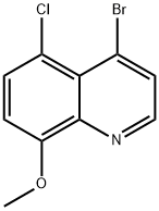 4-Bromo-5-chloro-8-methoxyquinoline Struktur