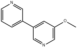 5-methoxy-3,3'-bipyridine Struktur