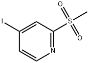 4-Iodo-2-(methylsulfonyl)pyridine Struktur