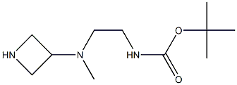 tert-butyl 2-(azetidin-3-yl(methyl)amino)ethylcarbamate Struktur