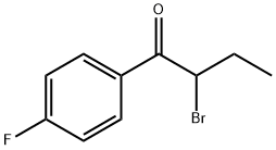 2-Bromo-1-(4-fluorophenyl)-1-butanone Struktur