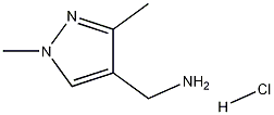 C-(1,3-Dimethyl-1H-pyrazol-4-yl)-methylaminehydrochloride Struktur