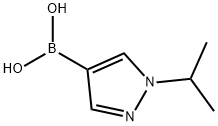 1-Isopropyl-1H-pyrazol-4-ylboronic acid Struktur