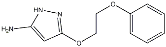 5-AMINO-3-(2-PHENOXYETHOXY)-1H-PYRAZOL Struktur